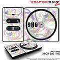 DJ Hero Skin Neon Swoosh on White fit XBOX 360 and PS3 DJ Heros