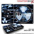 DJ Hero Skin Radioactive Blue fit XBOX 360 and PS3 DJ Heros