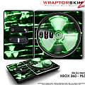 DJ Hero Skin Radioactive Green fit XBOX 360 and PS3 DJ Heros
