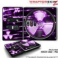 DJ Hero Skin Radioactive Purple fit XBOX 360 and PS3 DJ Heros