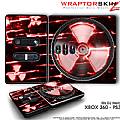 DJ Hero Skin Radioactive Red fit XBOX 360 and PS3 DJ Heros