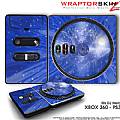 DJ Hero Skin Stardust Blue fit XBOX 360 and PS3 DJ Heros