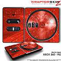 DJ Hero Skin Stardust Red fit XBOX 360 and PS3 DJ Heros