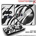 DJ Hero Skin Zebra Stripes fit XBOX 360 and PS3 DJ Heros