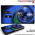 DJ Hero Skin Alecias Swirl 01 Blue fits Nintendo Wii DJ Heros