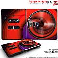 DJ Hero Skin Alecias Swirl 01 Red fits Nintendo Wii DJ Heros