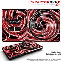 DJ Hero Skin Alecias Swirl 02 Red fits Nintendo Wii DJ Heros