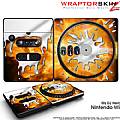 DJ Hero Skin Chrome Drip on Fire fits Nintendo Wii DJ Heros