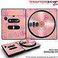 DJ Hero Skin Kearas Peace Signs on Pink fits Nintendo Wii DJ Heros