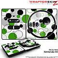 DJ Hero Skin Lots Of Dots Green on White fits Nintendo Wii DJ Heros