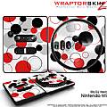 DJ Hero Skin Lots Of Dots Red on White fits Nintendo Wii DJ Heros