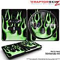 DJ Hero Skin Metal Flames Green fits Nintendo Wii DJ Heros