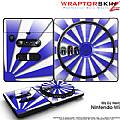 DJ Hero Skin Rising Sun Blue fits Nintendo Wii DJ Heros