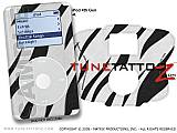 Zebra Stripes iPod Tune Tattoo Kit (fits 4th Gen iPods)
