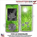 LG Chocolate Skin Stardust Green Mint WraptorSkinz Kit by TuneTattooz