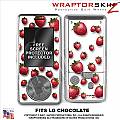 LG Chocolate Skin Strawberries On White WraptorSkinz Kit by TuneTattooz