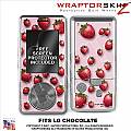 LG Chocolate Skin Strawberries On Pink WraptorSkinz Kit by TuneTattooz