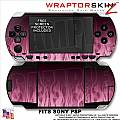 Sony PSP Skin - Fire Pink WraptorSkinz Kit 