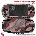 Sony PSP Skin - Camouflage Pink WraptorSkinz Kit 