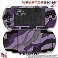 Sony PSP Skin - Camouflage Purple WraptorSkinz Kit 