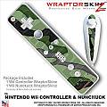 Wii Remote Controller (wiiMote) Skins Camouflage Green - WraptorSkinz by TuneTattooz