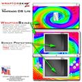 Nintendo DS Lite Skin Rainbow Swirl WraptorSkinz Skin Kit by TuneTattooz