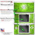 Nintendo DS Lite Skin Stardust Green WraptorSkinz Skin Kit by TuneTattooz
