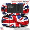 Sony PSP Skin - Union Jack WraptorSkinz Kit 