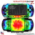 Sony PSP Skin - Tie Dye WraptorSkinz Kit 
