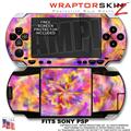 Sony PSP Skin - Tie Dye Pastel WraptorSkinz Kit 