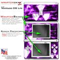 Nintendo DS Lite Skin Radioactive Purple WraptorSkinz Skin Kit by TuneTattooz