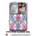 iPod Classic (6G) Skin - Argyle Blue and Pink - WraptorSkin Kit