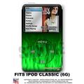 iPod Classic Skin - Fire Green - WraptorSkin Kit
