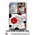 iPod Classic Skin - Lots Of Dots Red - WraptorSkin Kit
