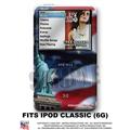 iPod Classic Skin - Ole Glory and Statue Of Liberty - WraptorSkin Kit