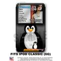 iPod Classic Skin - Penguins On Black - WraptorSkin Kit
