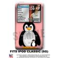 iPod Classic Skin - Penguins On Pink - WraptorSkin Kit