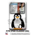 iPod Classic Skin - Penguins On White - WraptorSkin Kit