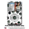 iPod Classic Skin - Punched Holes White - WraptorSkin Kit