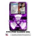 iPod Classic Skin - Radioactive Purple - WraptorSkin Kit