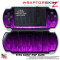 Fire Purple WraptorSkinz  Decal Style Skin fits Sony PSP Slim (PSP 2000)