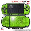 Stardust Green WraptorSkinz  Decal Style Skin fits Sony PSP Slim (PSP 2000)