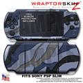 Camouflage Blue WraptorSkinz  Decal Style Skin fits Sony PSP Slim (PSP 2000)