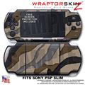 Camouflage Brown WraptorSkinz  Decal Style Skin fits Sony PSP Slim (PSP 2000)