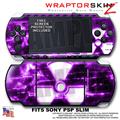 Radioactive Purple WraptorSkinz  Decal Style Skin fits Sony PSP Slim (PSP 2000)