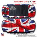 Union Jack WraptorSkinz  Decal Style Skin fits Sony PSP Slim (PSP 2000)