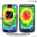 Motorola Razor (Razr) V3m Skin Tie Dye WraptorSkinz Kit by TuneTattooz