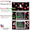 Nintendo DS Lite Skin Strawberries On Black WraptorSkinz Skin Kit by TuneTattooz