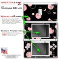 Nintendo DS Lite Skin Lots Of Dots Pink on Black WraptorSkinz Skin Kit by TuneTattooz