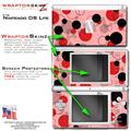 Nintendo DS Lite Skin Lots Of Dots Red on Pink WraptorSkinz Skin Kit by TuneTattooz